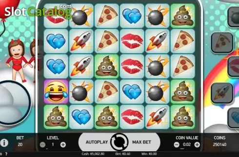 Οθόνη 2. Emojiplanet Κουλοχέρης