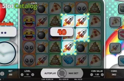 Οθόνη 3. Emojiplanet Κουλοχέρης