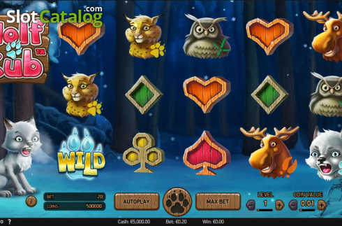 Οθόνη 4. Wolf Cub Κουλοχέρης