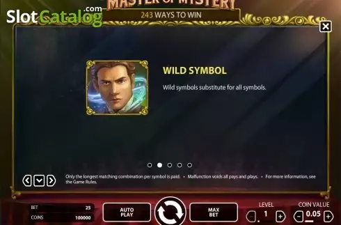 Οθόνη6. Fantasini: Master of Mystery Κουλοχέρης