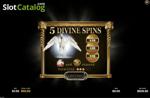 Οθόνη9. Divine Fortune Black Κουλοχέρης