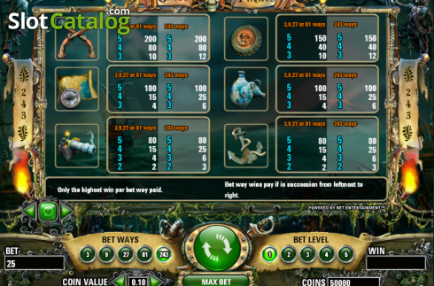 Οθόνη6. Ghost Pirates (NetEnt) Κουλοχέρης