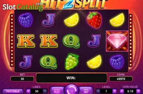 Οθόνη 2. Hit2Split Κουλοχέρης