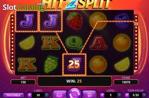 Οθόνη 3. Hit2Split Κουλοχέρης