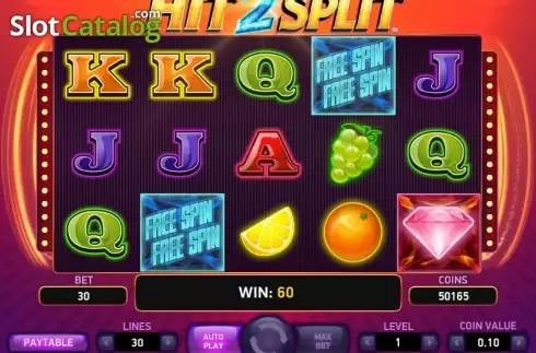 Οθόνη 5. Hit2Split Κουλοχέρης