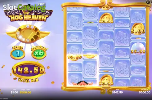 Οθόνη3. Piggy Riches 3 Hog Heaven Κουλοχέρης