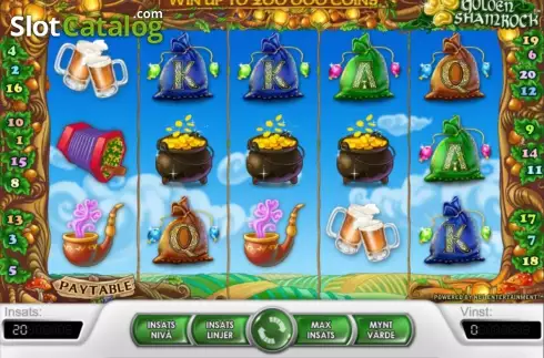 Οθόνη2. Golden Shamrock Κουλοχέρης 