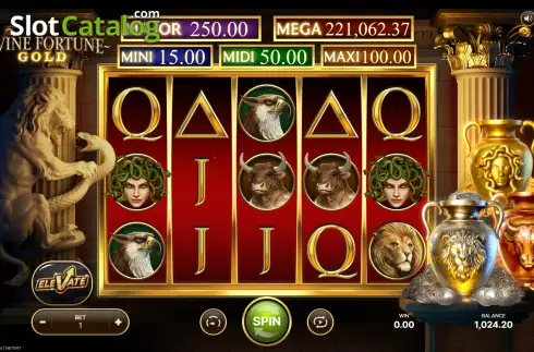 Οθόνη2. Divine Fortune Gold Κουλοχέρης