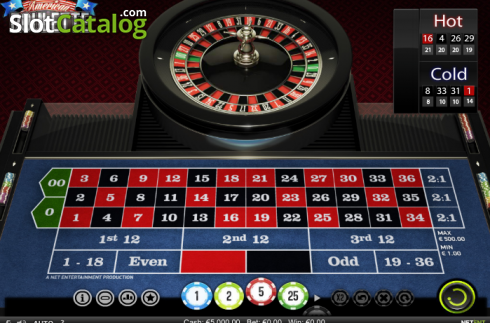 Οθόνη2. American Roulette (NetEnt) Κουλοχέρης