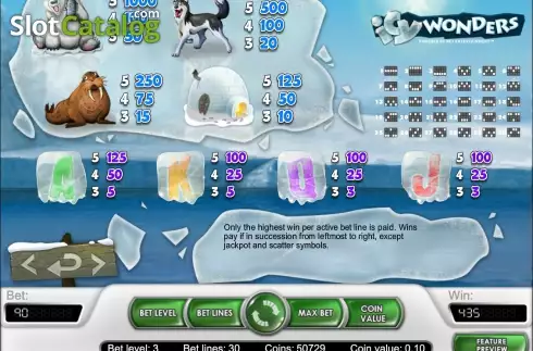 Οθόνη5. Icy Wonders Κουλοχέρης