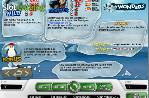 Οθόνη6. Icy Wonders Κουλοχέρης