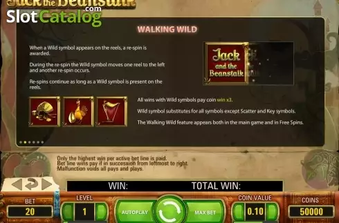 Οθόνη8. Jack and the Beanstalk (NetEnt) Κουλοχέρης