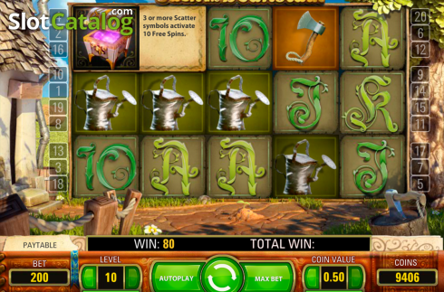 Οθόνη3. Jack and the Beanstalk (NetEnt) Κουλοχέρης