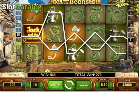 Οθόνη4. Jack and the Beanstalk (NetEnt) Κουλοχέρης