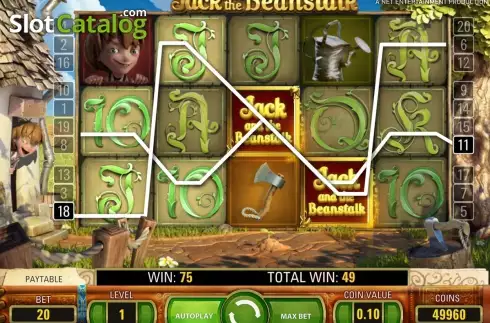 Οθόνη6. Jack and the Beanstalk (NetEnt) Κουλοχέρης