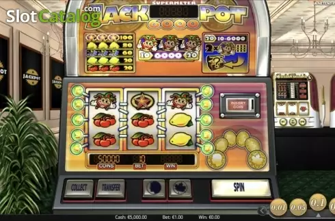Οθόνη3. Jackpot 6000 Κουλοχέρης