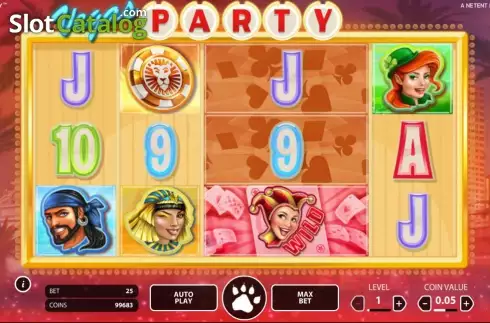 Ροδέλες. Vegas Party (NetEnt) Κουλοχέρης 