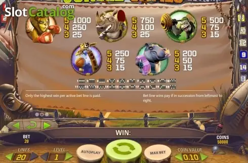 Οθόνη6. Jungle Games Κουλοχέρης