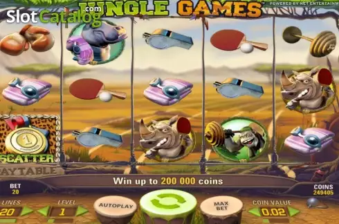 Οθόνη4. Jungle Games Κουλοχέρης