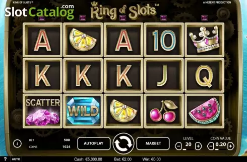Οθόνη2. King of Slots (NetEnt) Κουλοχέρης