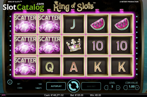 Οθόνη3. King of Slots (NetEnt) Κουλοχέρης