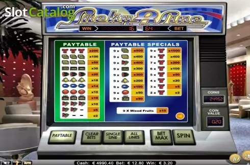 Οθόνη4. Lucky 8 Line Κουλοχέρης
