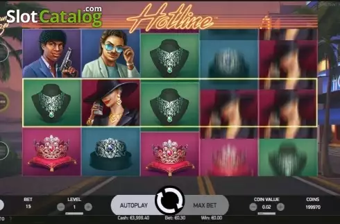 Οθόνη3. Hotline (NetEnt) Κουλοχέρης