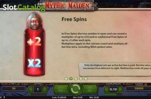 Οθόνη5. Mythic Maiden Κουλοχέρης