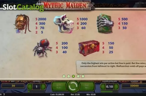 Οθόνη6. Mythic Maiden Κουλοχέρης