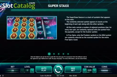 Οθόνη4. Neon Staxx Κουλοχέρης