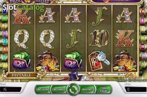 Οθόνη2. Piggy Riches (NetEnt) Κουλοχέρης
