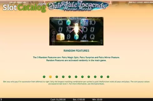 Οθόνη6. Fairytale Legends: Mirror Mirror (NetEnt) Κουλοχέρης