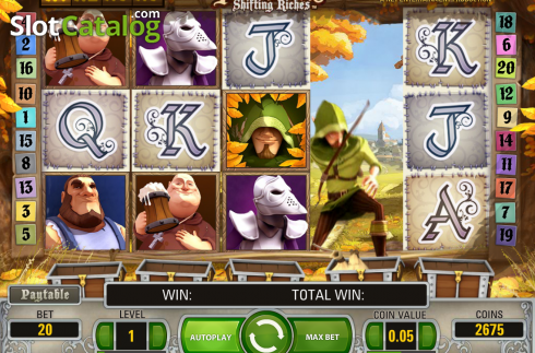 Οθόνη3. Robin Hood: Shifting Riches Κουλοχέρης 