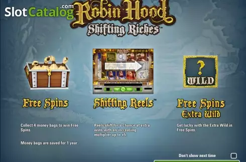 Οθόνη6. Robin Hood: Shifting Riches Κουλοχέρης 