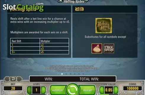 Οθόνη7. Robin Hood: Shifting Riches Κουλοχέρης 