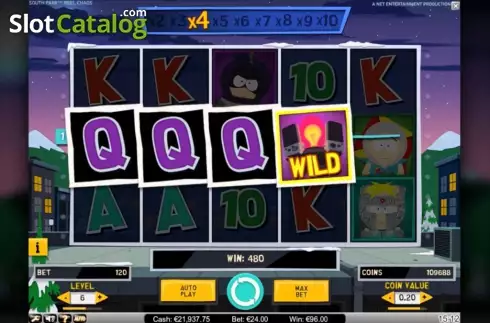 Οθόνη5. South Park: Reel Chaos Κουλοχέρης