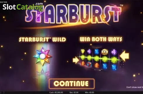 Οθόνη2. Starburst Κουλοχέρης