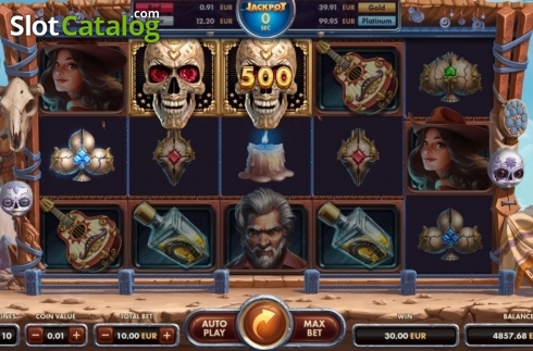 Οθόνη3. Golden Skulls Κουλοχέρης