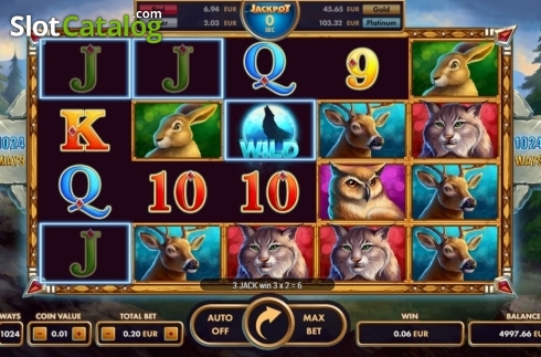 Οθόνη4. Wolf Reels Κουλοχέρης