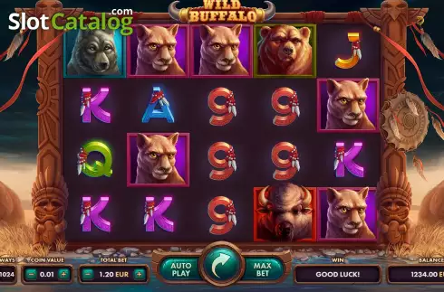 Οθόνη3. Wild Buffalo (NetGame) Κουλοχέρης 