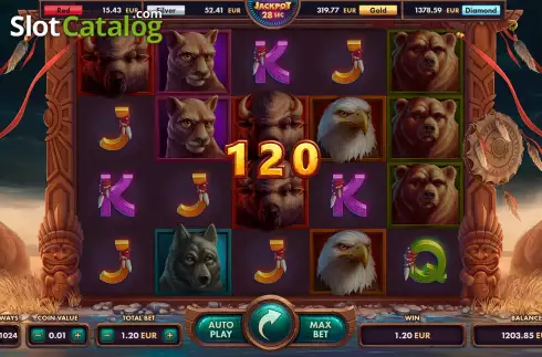 Οθόνη5. Wild Buffalo (NetGame) Κουλοχέρης 