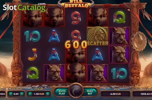 Οθόνη6. Wild Buffalo (NetGame) Κουλοχέρης 