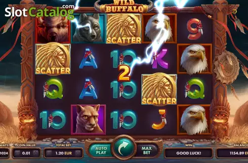 Οθόνη7. Wild Buffalo (NetGame) Κουλοχέρης 