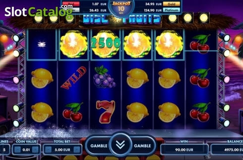 Οθόνη4. Disco Fruits (NetGame) Κουλοχέρης