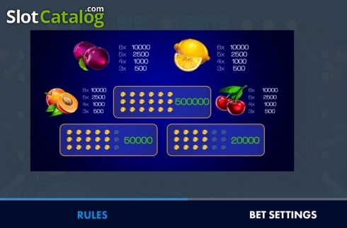 Οθόνη7. Disco Fruits (NetGame) Κουλοχέρης