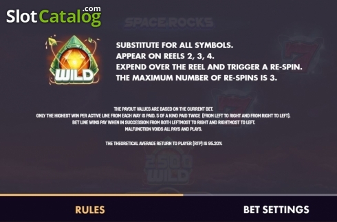 Οθόνη6. Space Rocks Κουλοχέρης