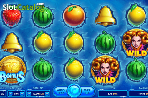 Οθόνη2. Frosty Fruits (NetGame) Κουλοχέρης