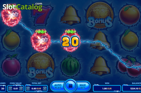 Οθόνη4. Frosty Fruits (NetGame) Κουλοχέρης