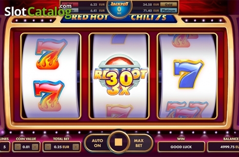 Οθόνη2. Red Hot Chili 7's Κουλοχέρης