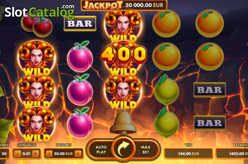 Οθόνη4. Volcano Fruits Κουλοχέρης